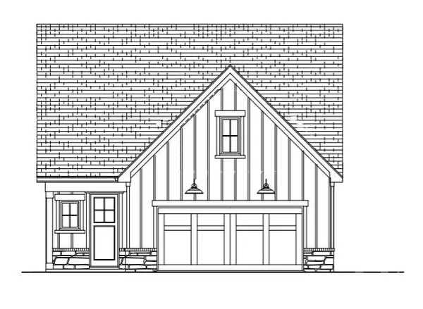 a black and white photo of a house