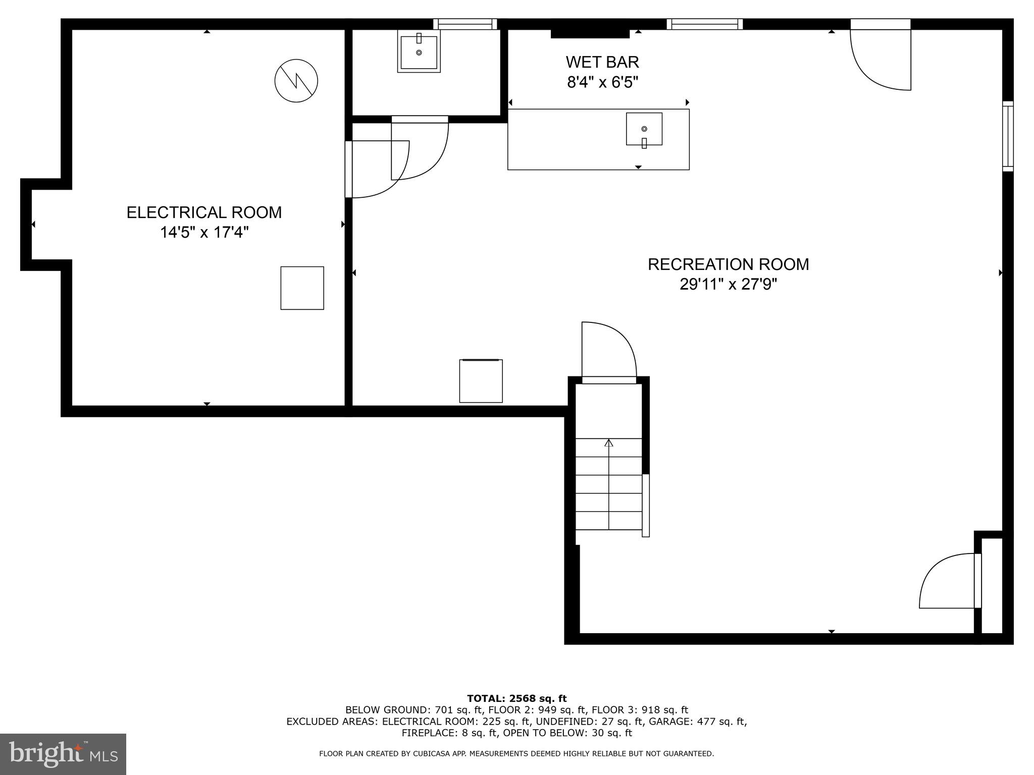 8819 Falcon Ridge Drive Randallstown, MD 21133 - Photo 38 of 38 Basement Floor Plan