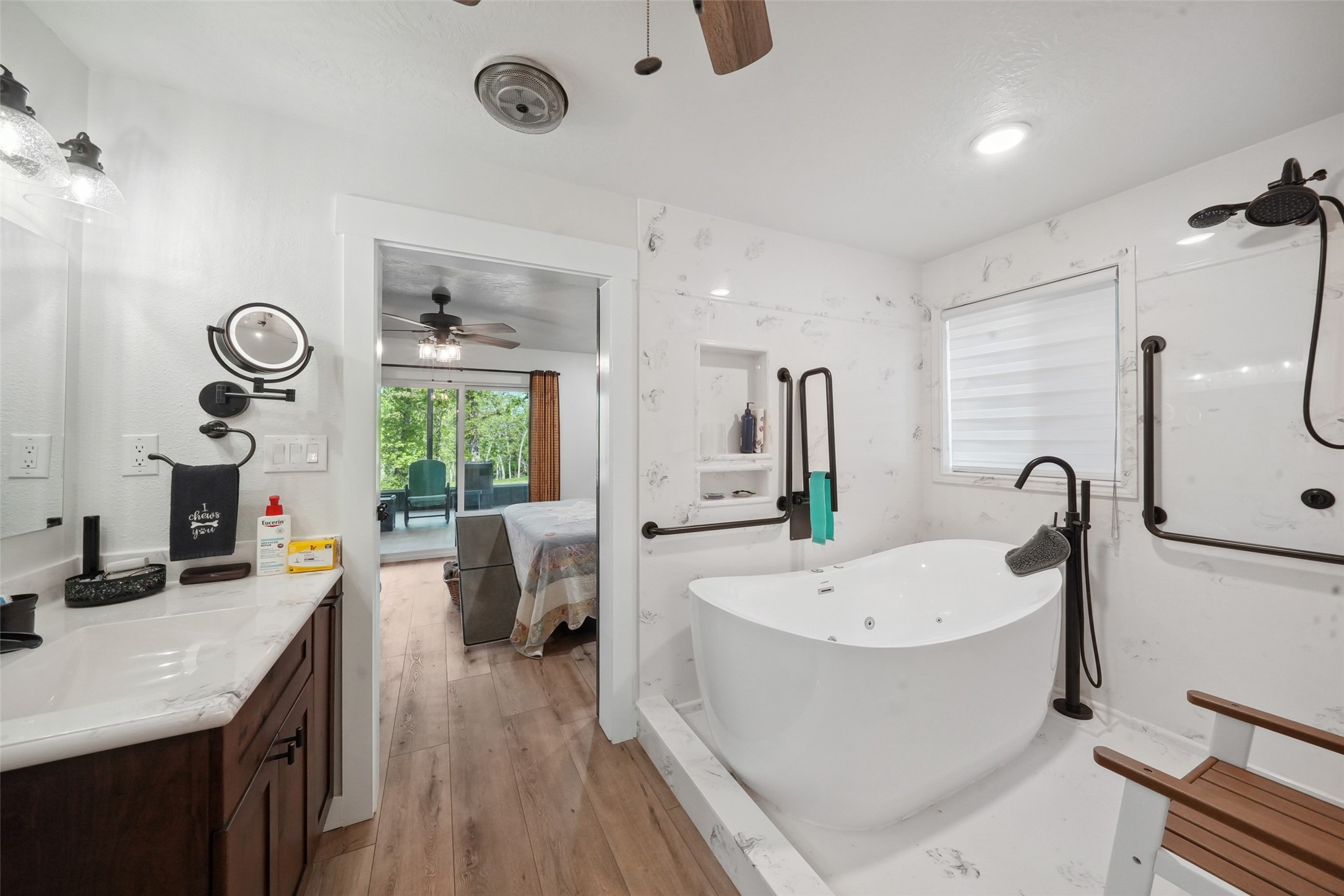 4924 County Road 4263 Marquez, TX 77865 - Photo 21 of 50 a large white kitchen with a large window