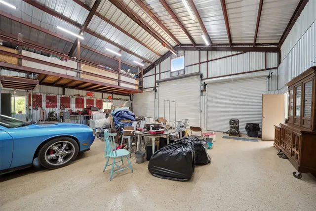 a view of a storage in a room