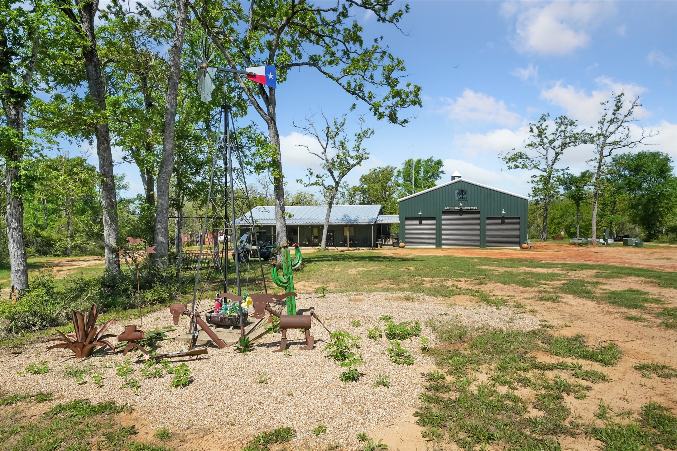 4924 County Road 4263 Marquez, TX 77865 - Photo 43 of 50 a view of swimming pool with lawn chairs and plants