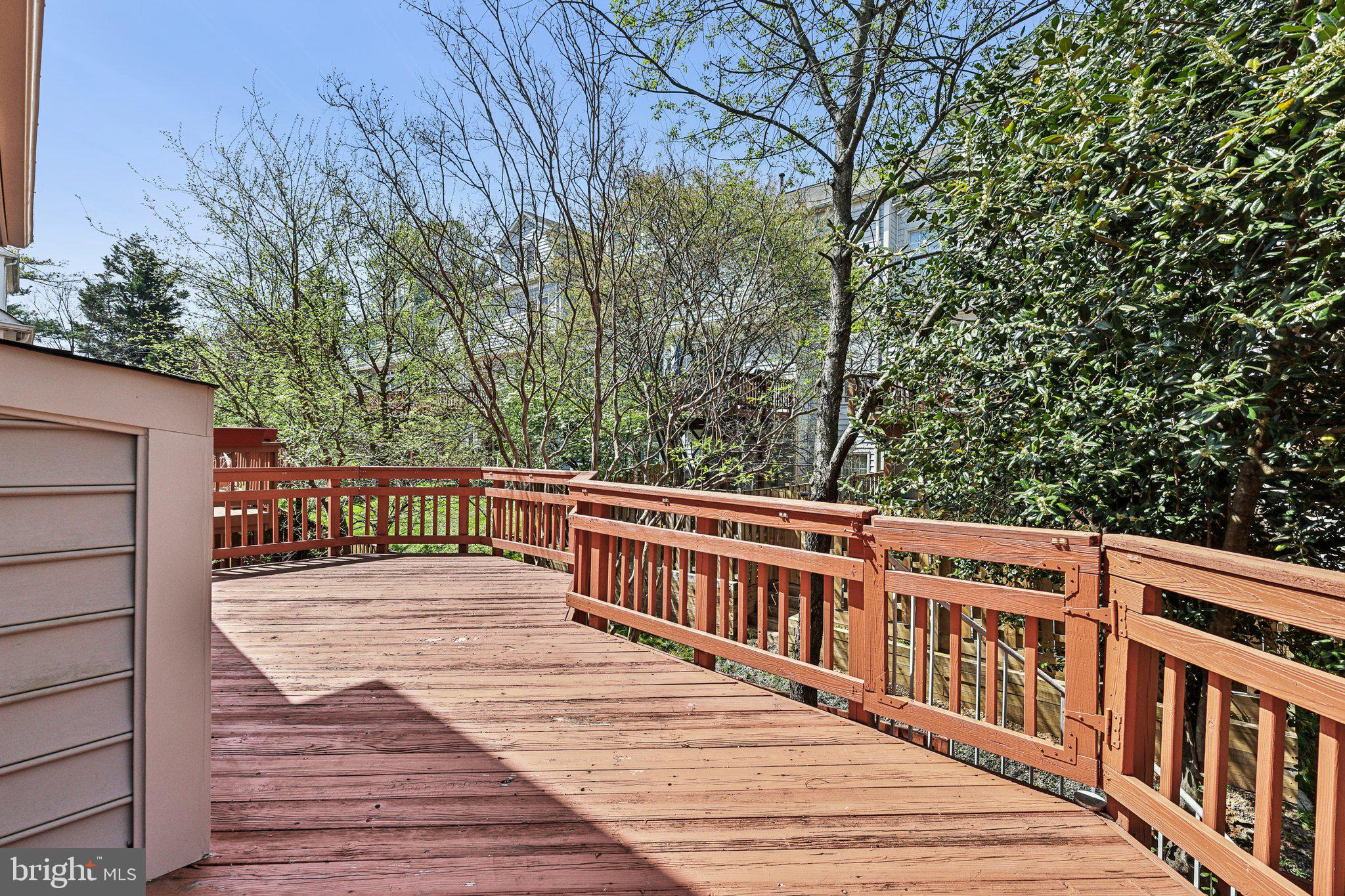 2746 Pembsly Drive Vienna, VA 22181 - Photo 39 of 46 a view of wooden deck and a yard with wooden fence