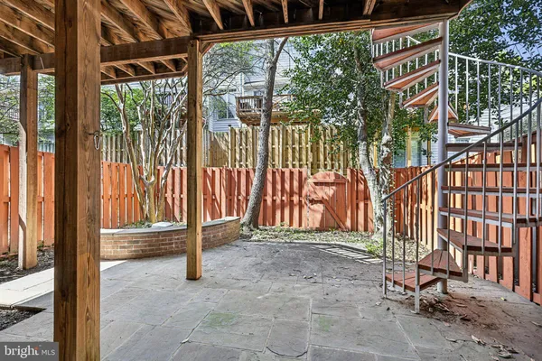 a view of outdoor space and deck