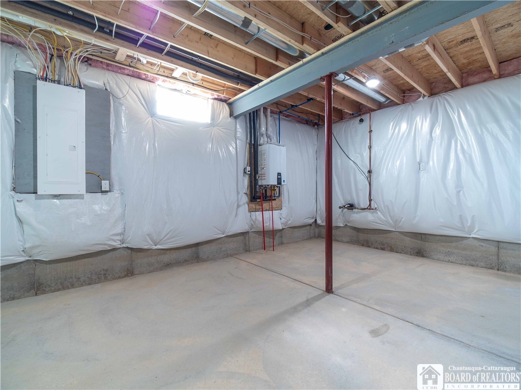 3034 Mandolin Rdg Way Chautauqua, NY 14757 - Photo 27 of 31 The vapor/moisture barrier in the basement not onl