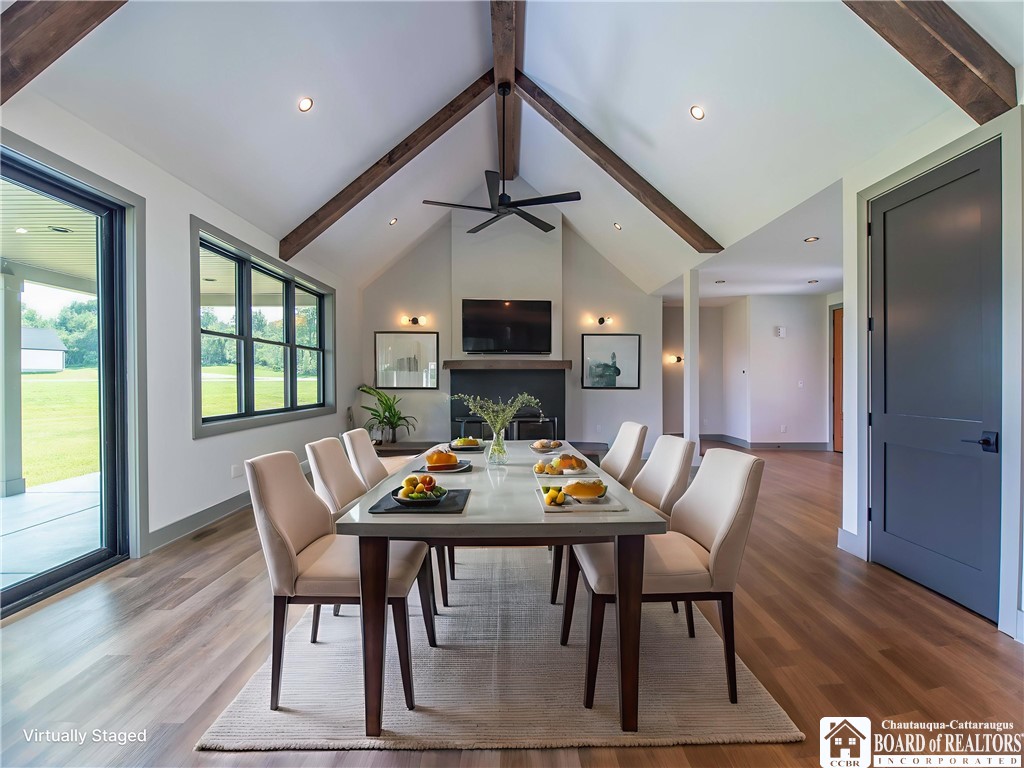 3034 Mandolin Rdg Way Chautauqua, NY 14757 - Photo 6 of 31 Virtually staged dining area between the kitchen a