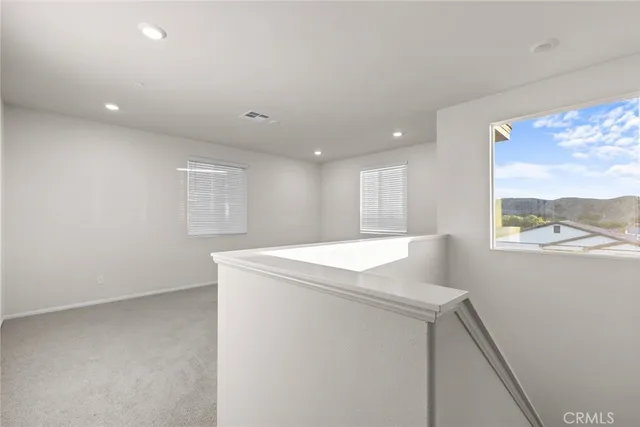 a view of an entryway of a house