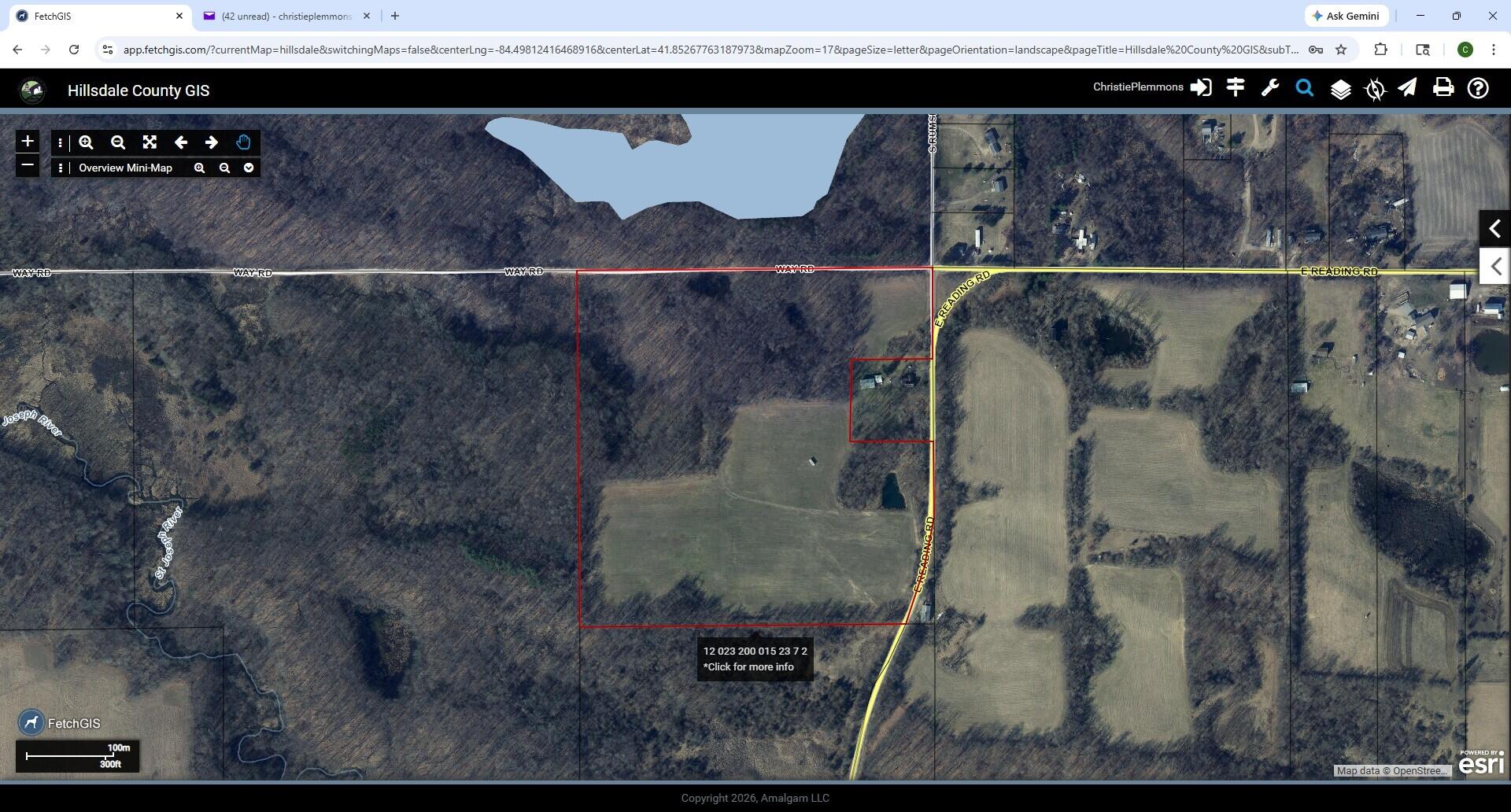 5018 South Rumsey Road Pittsford, MI 49271 - Photo 16 of 16 5018 Rumsey Aerial