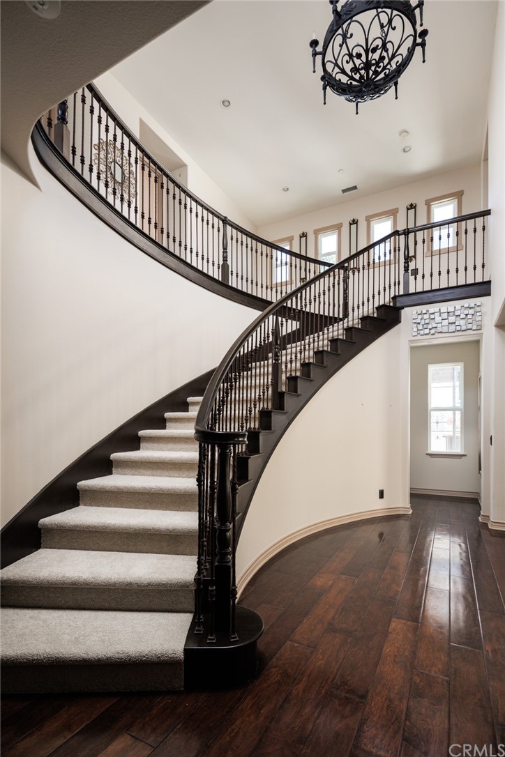 8 Kane Lane Ladera Ranch, CA 92694 - Photo 5 of 29 a view of entryway and hall with wooden floor