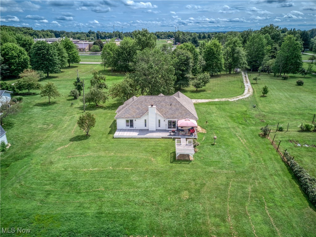 1435 Industry Road Atwater, OH 44201 - Photo 43 of 48 Drone / aerial view featuring a rural view
