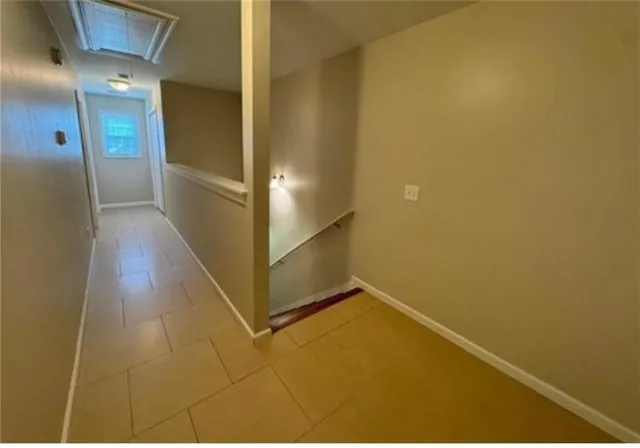 a view of an empty room