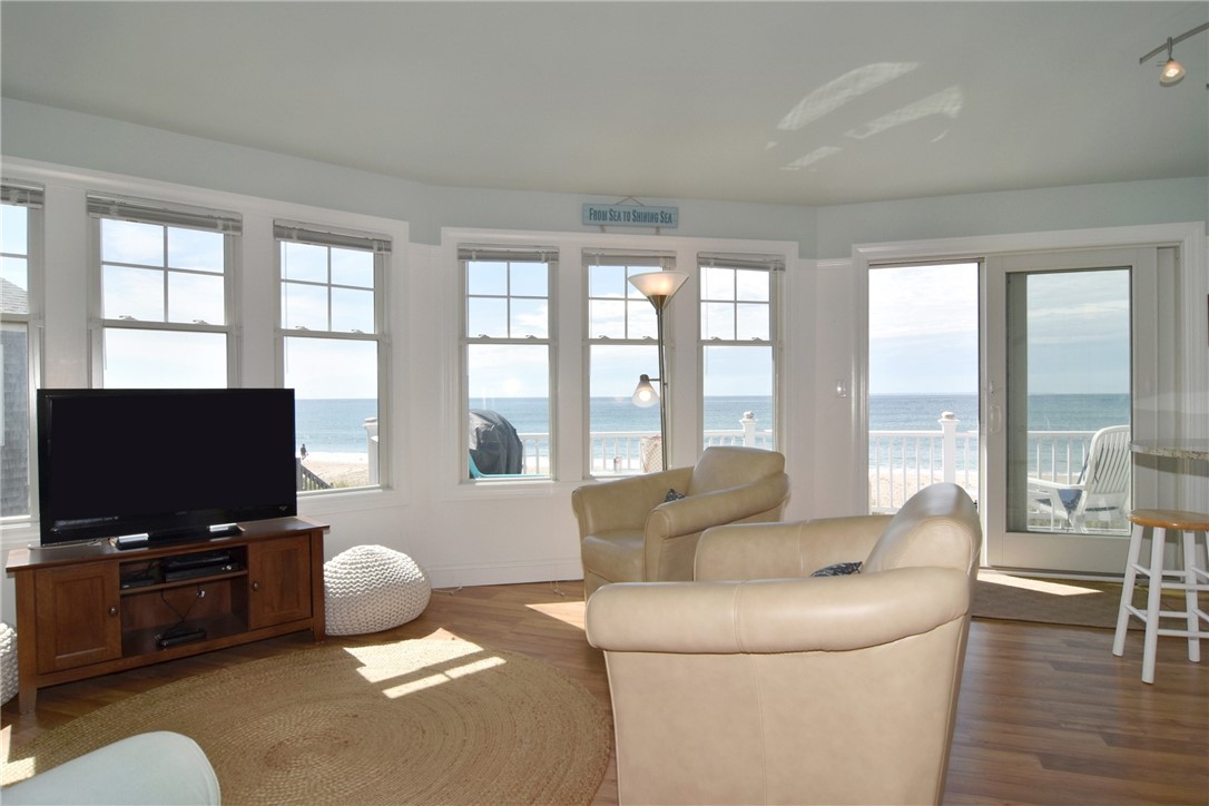 674 Charlestown Beach Road Charlestown, RI 02813 - Photo 11 of 30 Living room looking out to the ocean