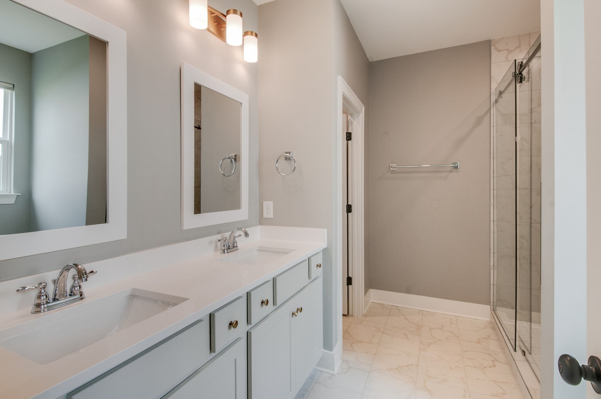 64 Haystack Way Mount Juliet, TN 37122 - Photo 25 of 41 a bathroom with a sink and a mirror