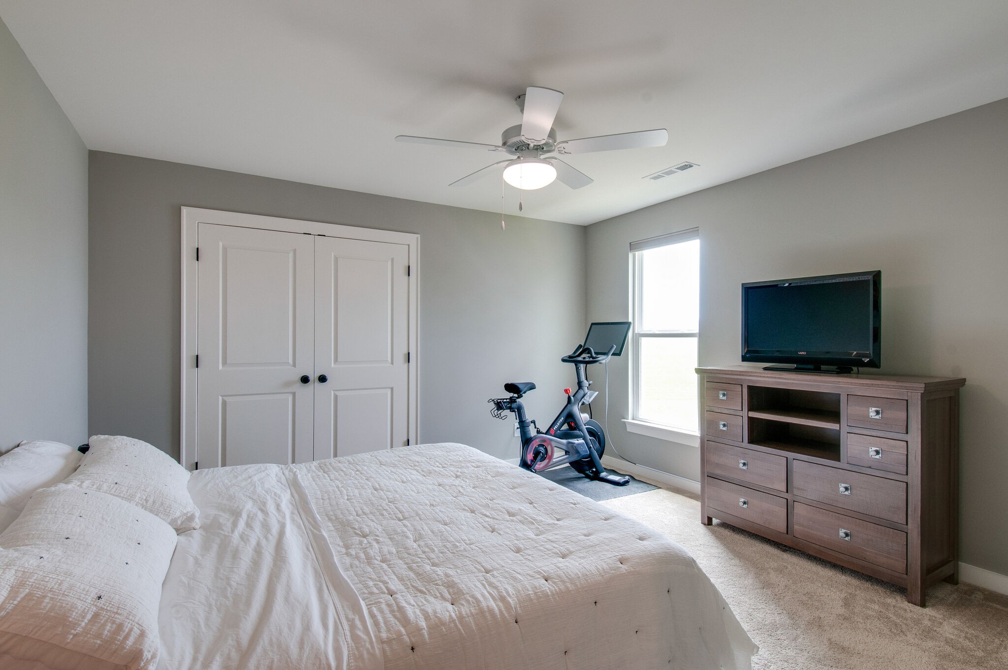 64 Haystack Way Mount Juliet, TN 37122 - Photo 34 of 41 a bedroom with a bed and a flat screen tv
