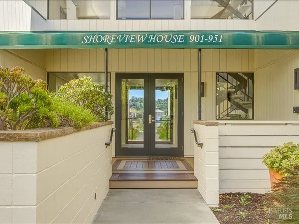a view of front door of house