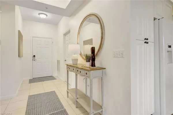 a view of a bathroom with mirror gate