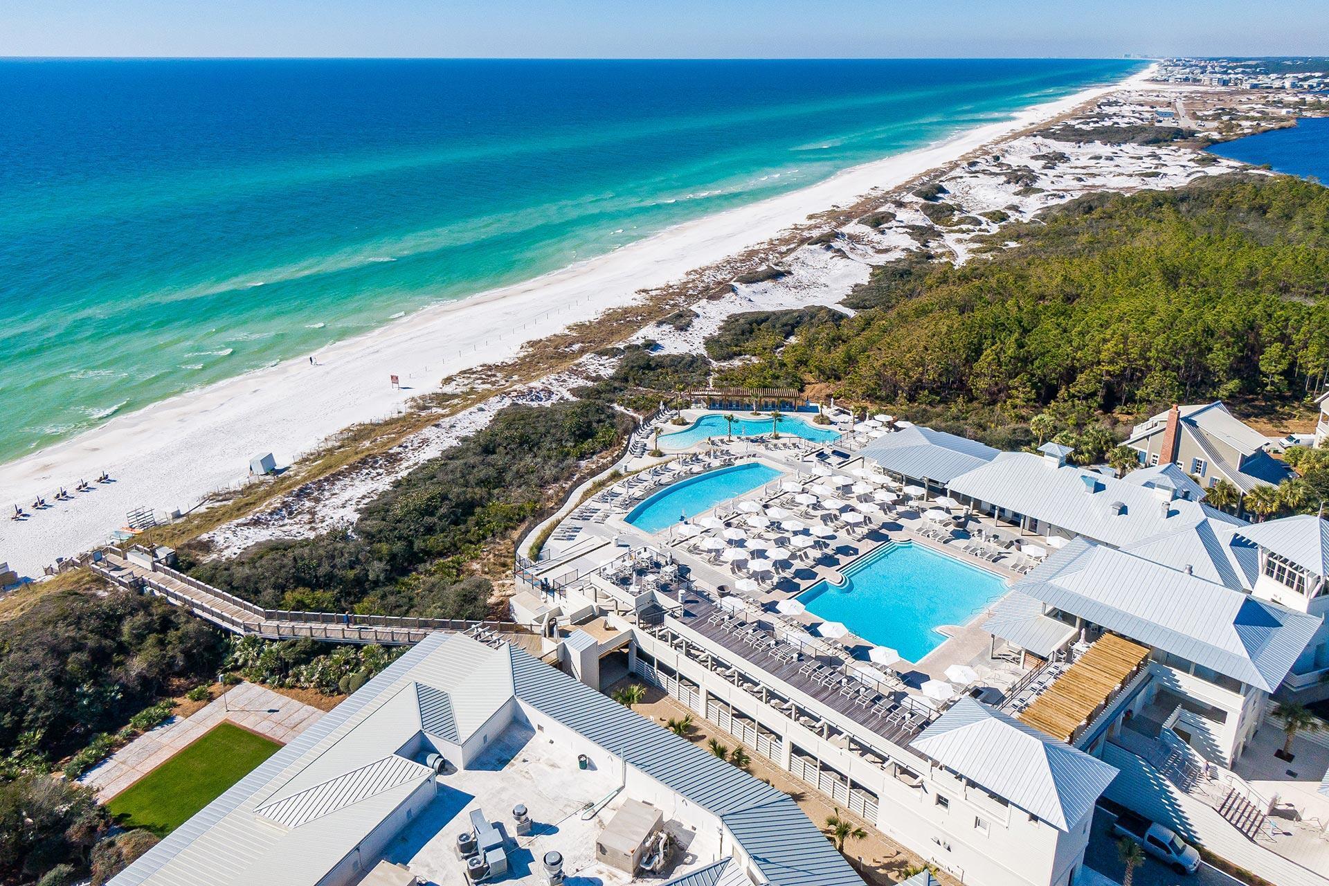 82 Inkberry Street Santa Rosa Beach, FL 32459 - Photo 19 of 22 a view of an ocean and a mountain
