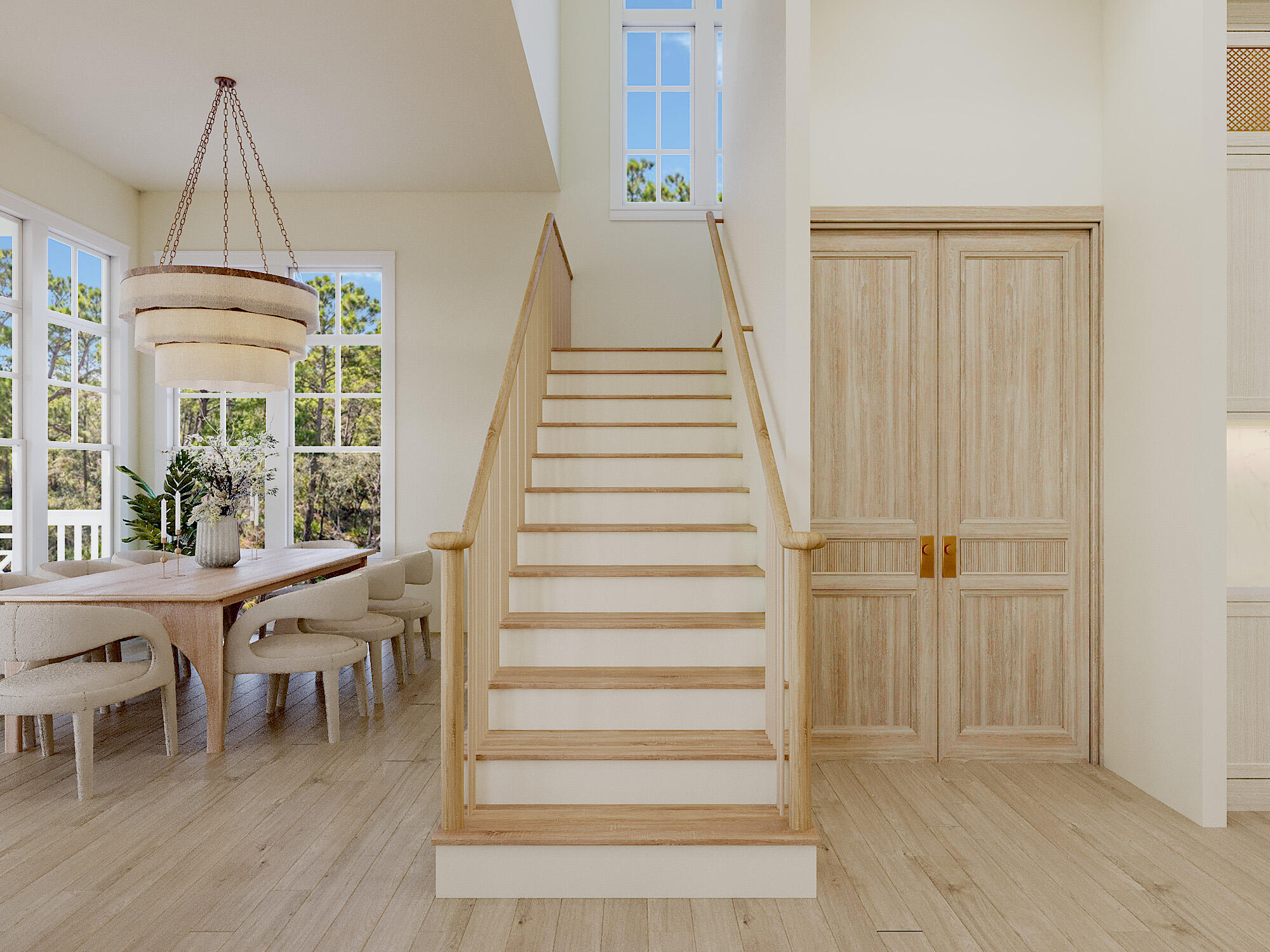 82 Inkberry Street Santa Rosa Beach, FL 32459 - Photo 5 of 22 a view of entryway and hall with wooden floor