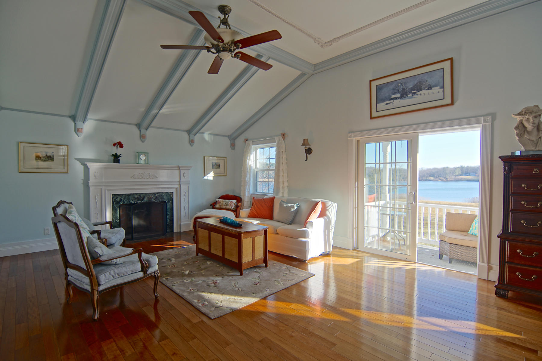 4 Spring Lane Eliot, ME 03903 - Photo 25 of 40 Wood fireplace and sitting area