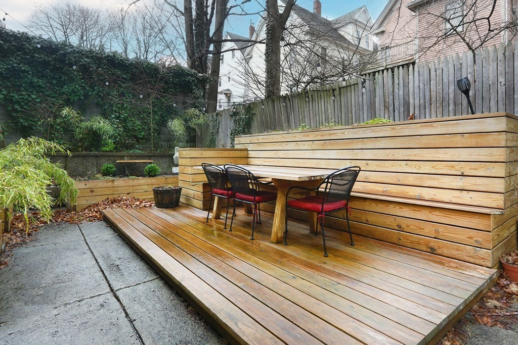 150 Lowell Street, Unit 3 Somerville, MA 02143 - Photo 12 of 12 a view of backyard with sitting area and seating area