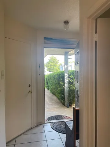 a view of an entryway