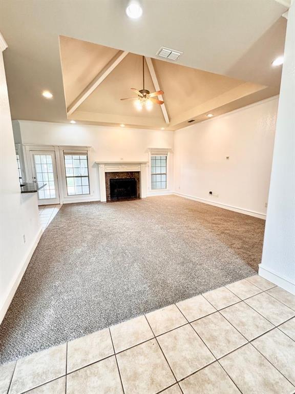 158 Codybug Road Abilene, TX 79602 - Photo 5 of 21 a view of an empty room with a fireplace and a window