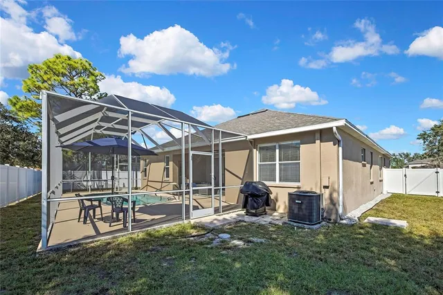 a front view of a house with entertaining space
