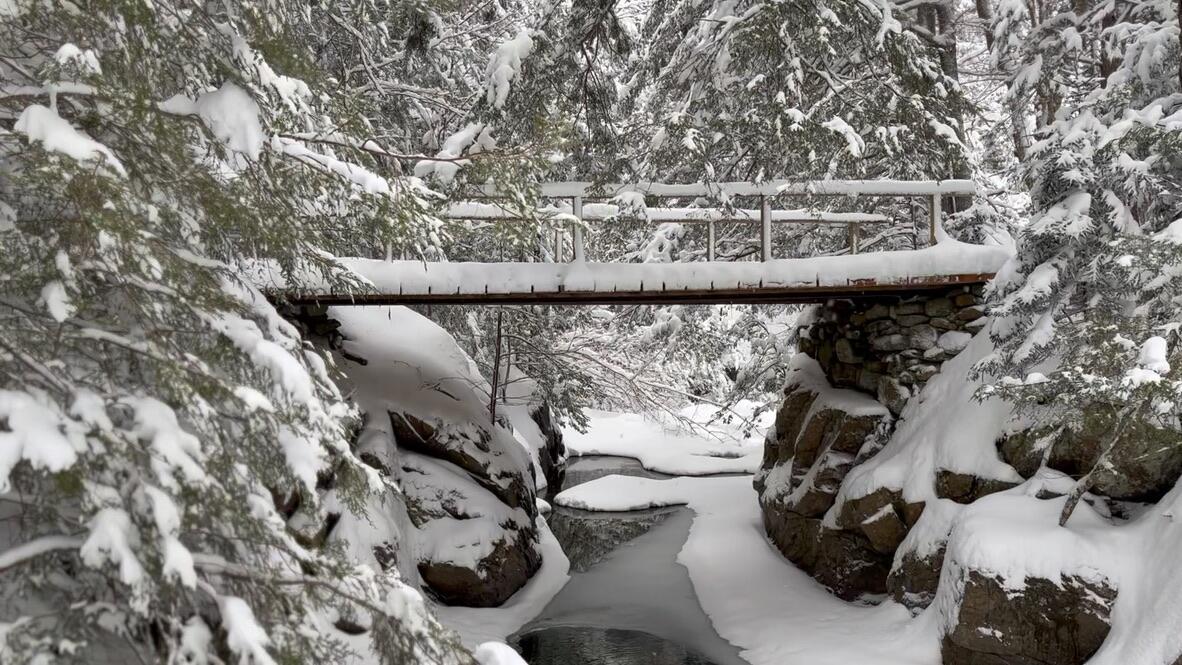 440 Belfast Road, Unit D2 Camden, ME 04843 - Photo 14 of 20 Winter Footbridge