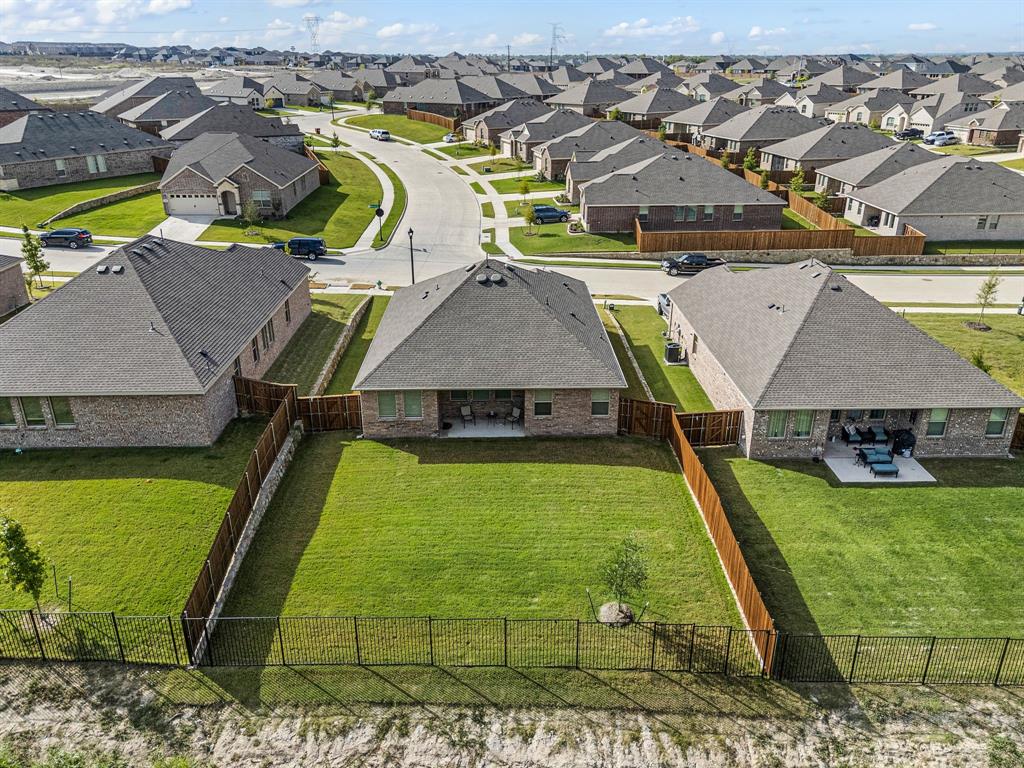 3200 Willow Terrace Lane Anna, TX 75409 - Photo 38 of 40 an aerial view of a house with a swimming pool