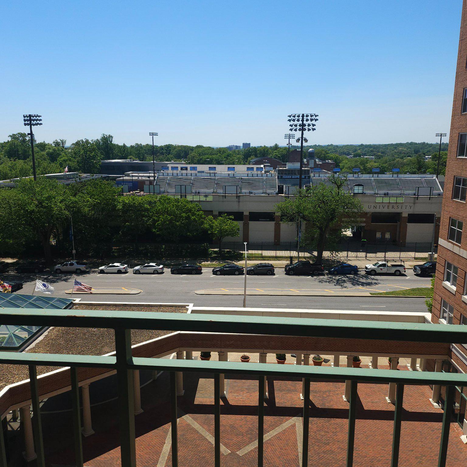 3801 Canterbury Road, Unit 611 Baltimore, MD 21218 - Photo 22 of 32 a view of a city view from a balcony
