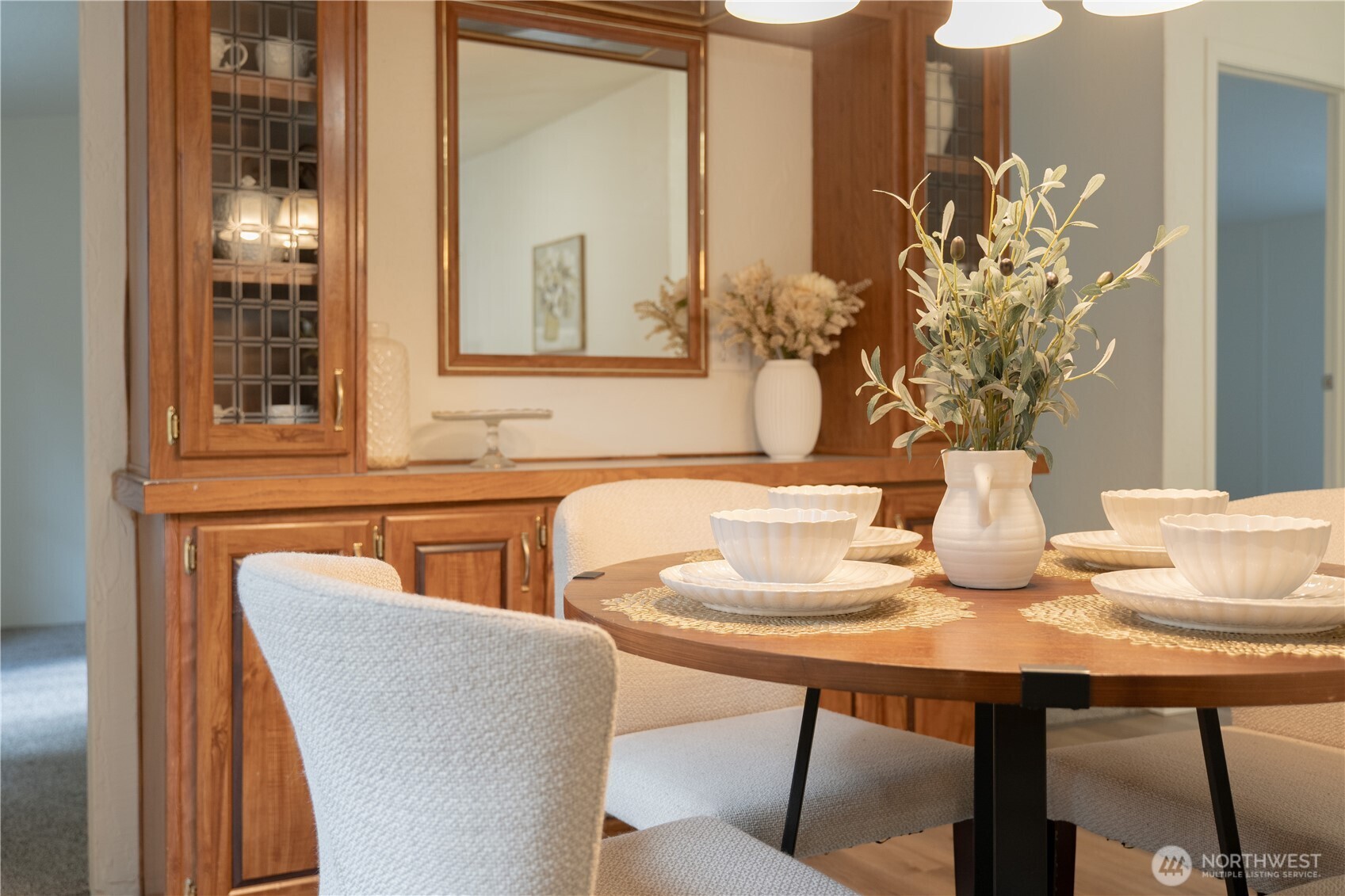 10794 Halloran Road Bow, WA 98232 - Photo 16 of 39 a dining room with furniture and window