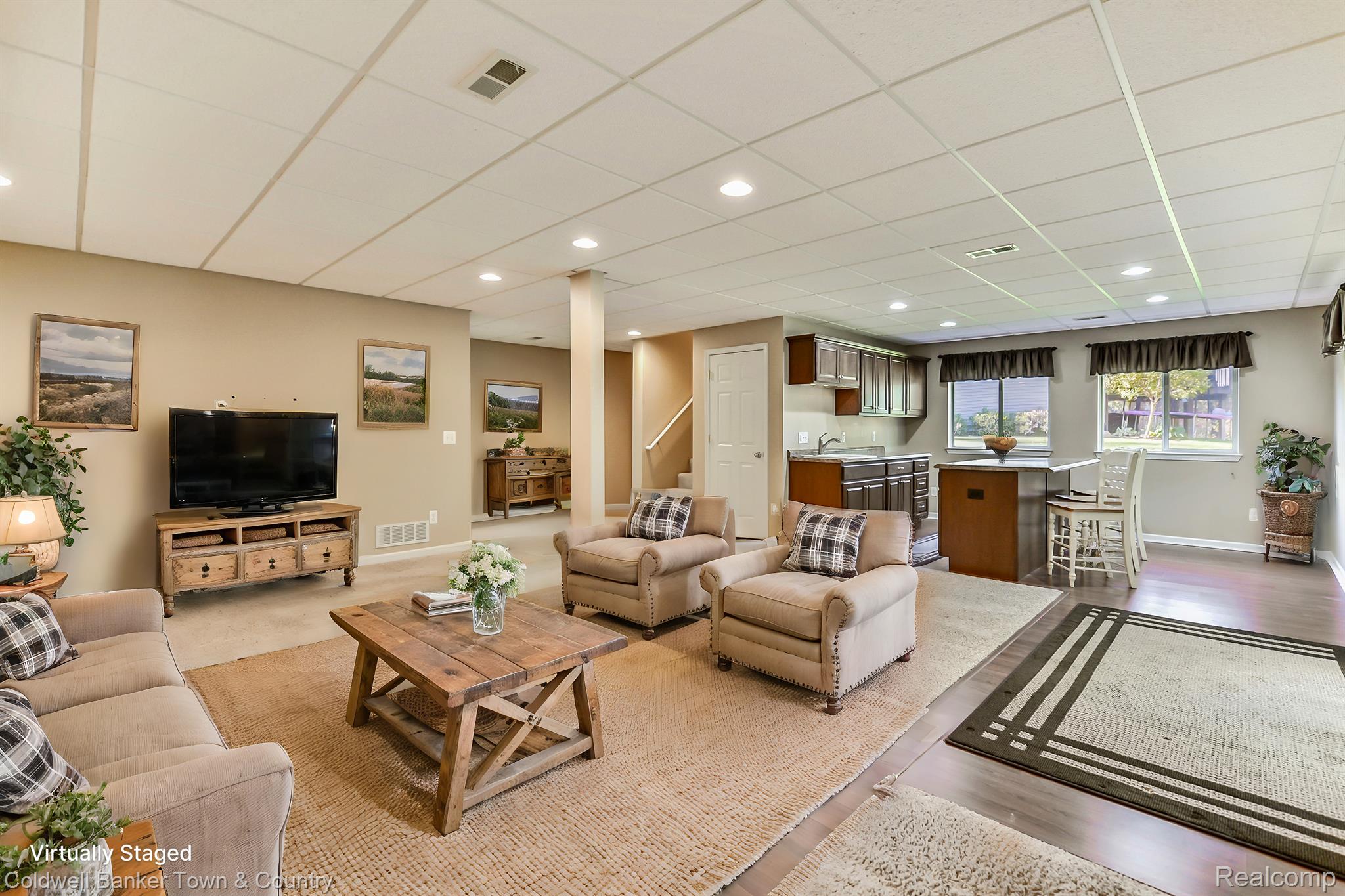 213 Slider Avenue Howell, MI 48843 - Photo 8 of 64 Lower level virtually staged