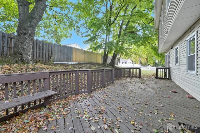 a view of outdoor space with deck