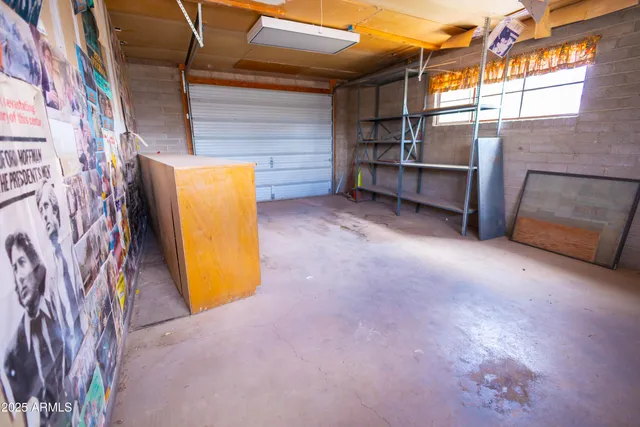 a view of storage and utility room