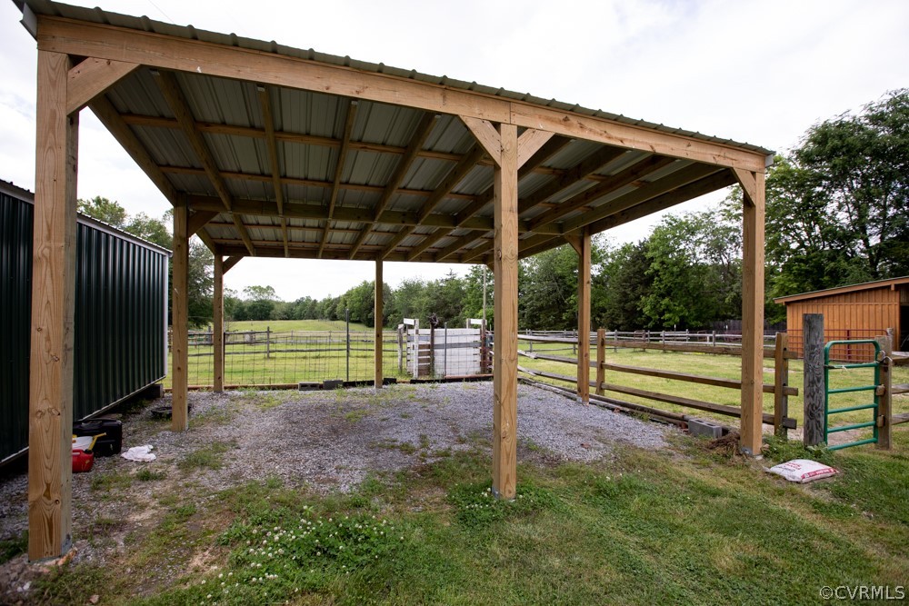 2763 Lockett Road Rice, VA 23966 - Photo 36 of 49 a view of a backyard with a garden
