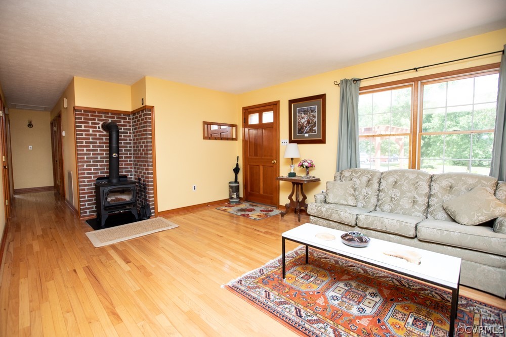 2763 Lockett Road Rice, VA 23966 - Photo 8 of 49 a living room with furniture and a flat screen tv