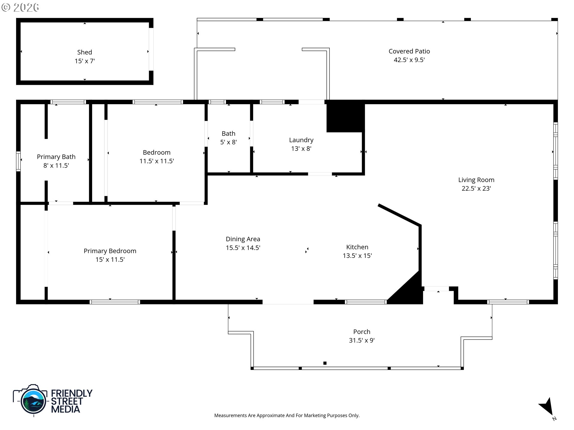 1475 Green Acres Road, Unit 8 Eugene, OR 97408 - Photo 35 of 35 Floor Plan