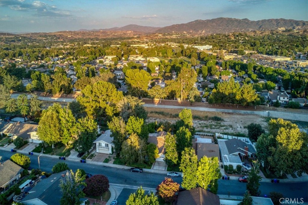 25326 Avenida Cappela Valencia, CA 91355 - Photo 36 of 48 an aerial view of residential house with outdoor space