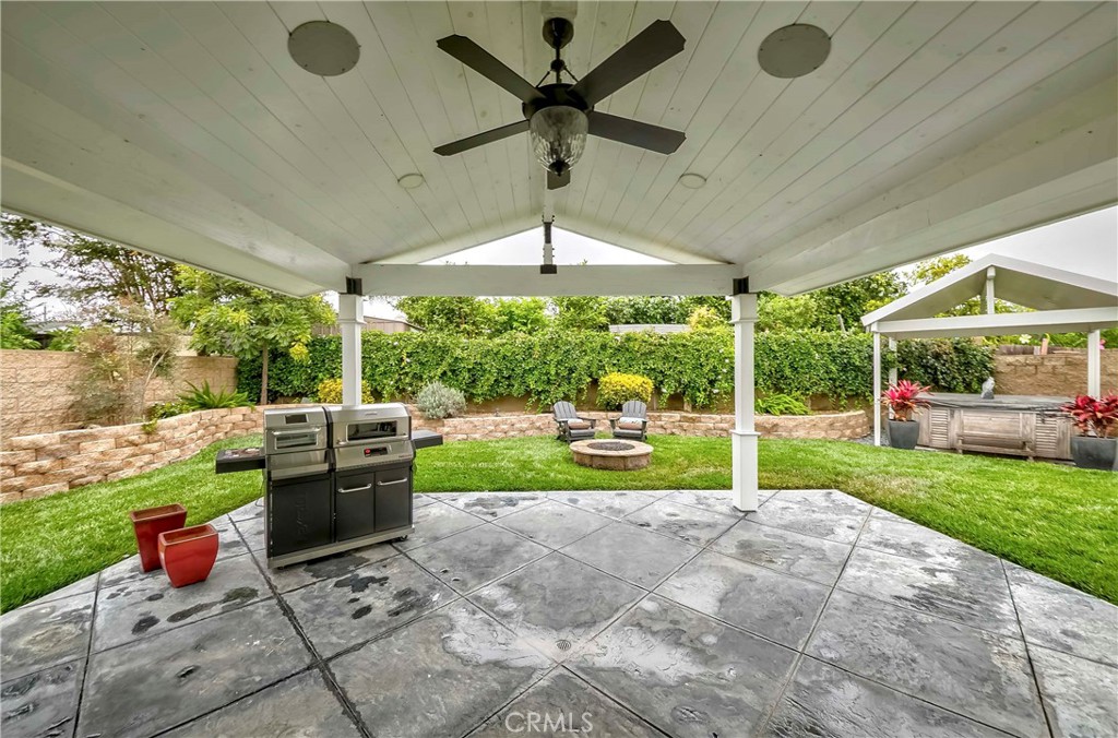 10252 Lorraine Lane Cypress, CA 90630 - Photo 40 of 44 a view of a porch with furniture and garden
