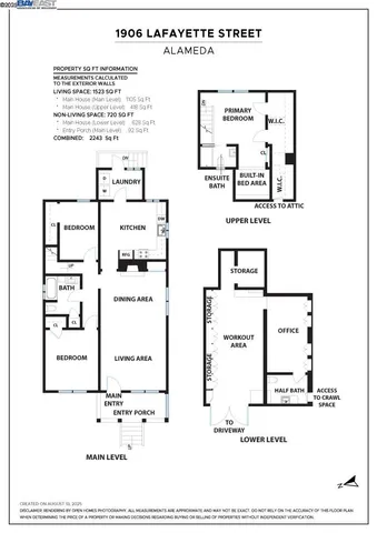 $995,000 | 1906 Lafayette Street, Alameda, CA 94501