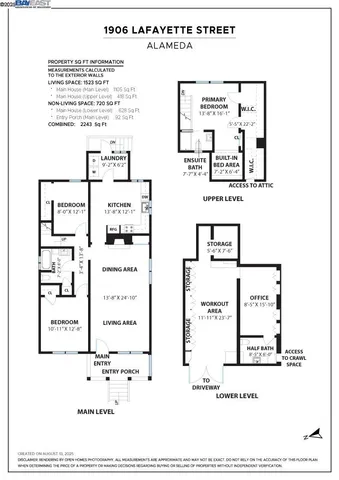 $995,000 | 1906 Lafayette Street, Alameda, CA 94501