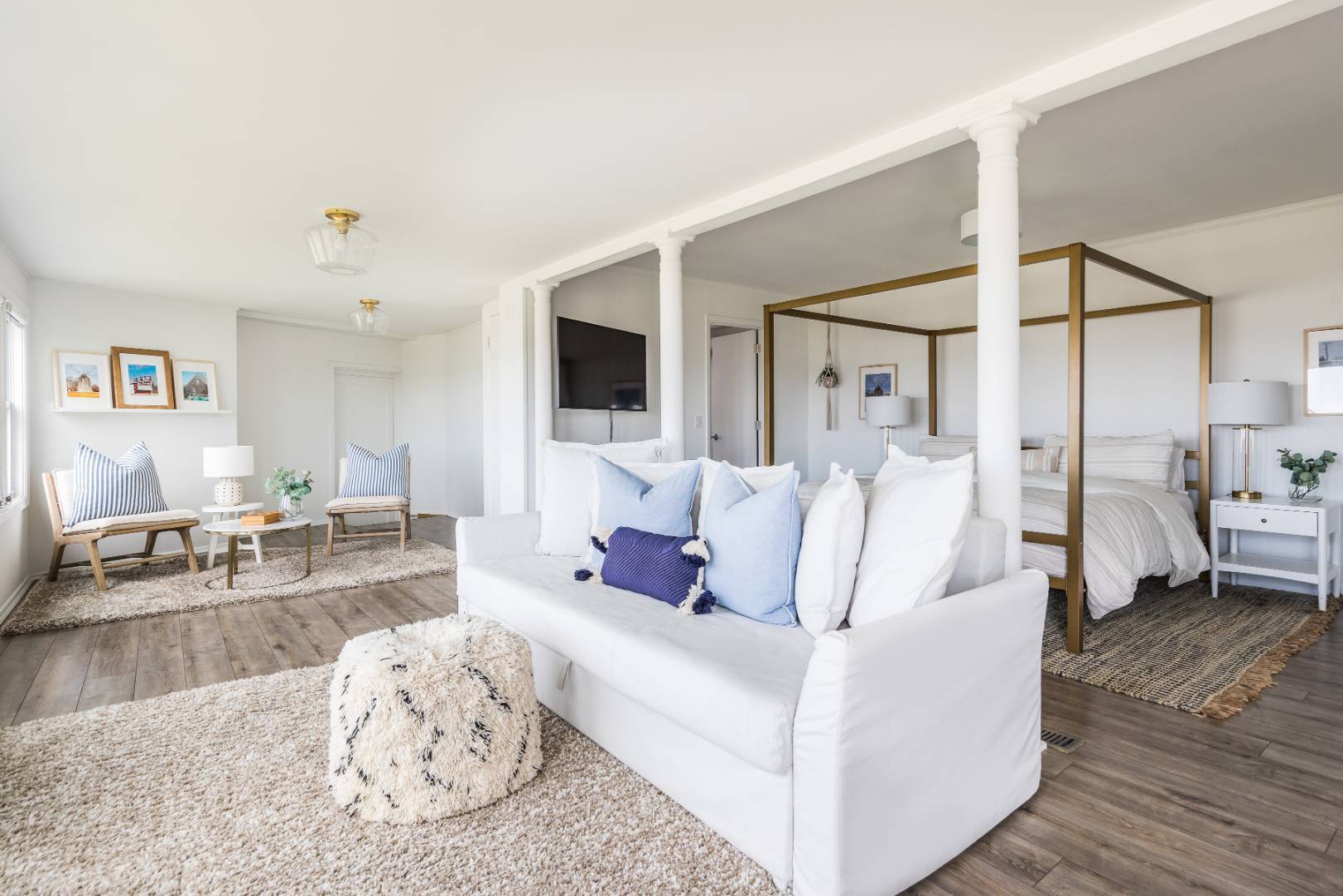 351 East Lake Drive Montauk, NY 11954 - Photo 12 of 30 a living room with furniture and a flat screen tv