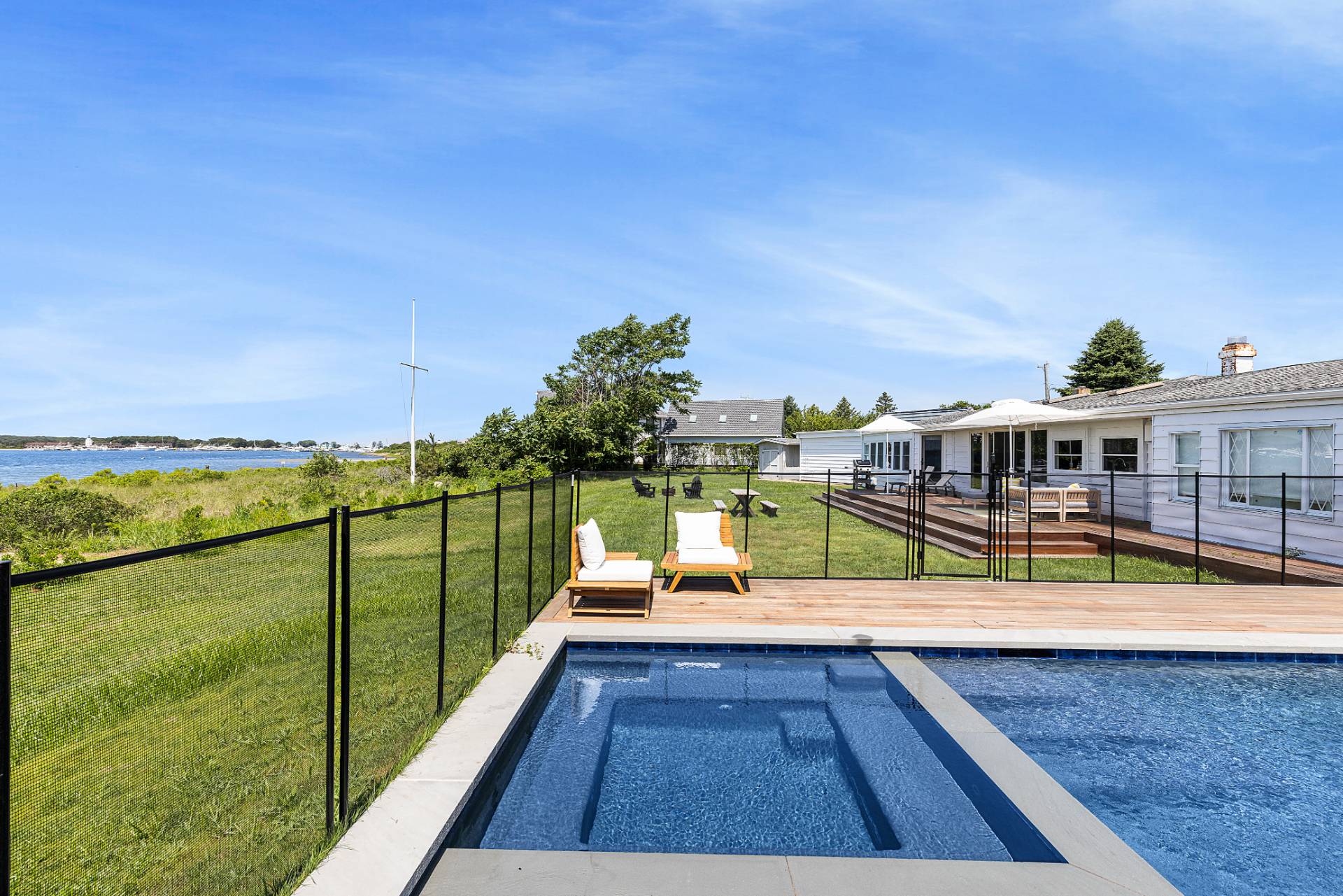 351 East Lake Drive Montauk, NY 11954 - Photo 19 of 30 a view of swimming pool with seating area