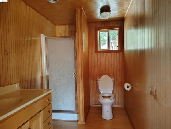 a view of small space with lots of trees