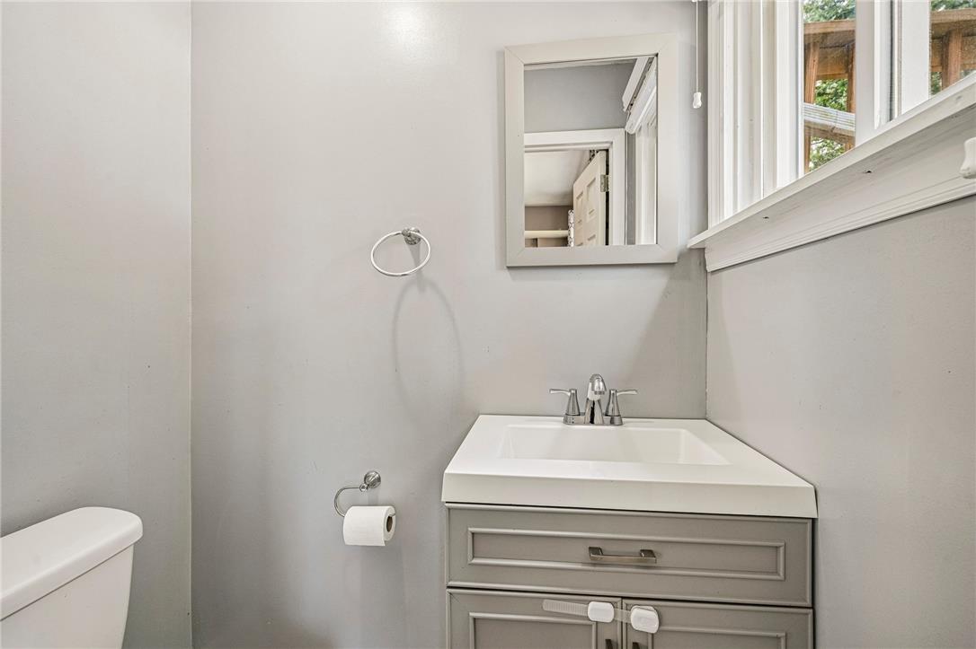 2428 Nottingham Road Bethlehem, PA 18017 - Photo 32 of 48 A well-appointed half bath features a sleek vanity and tile floors and is located within the Family room.