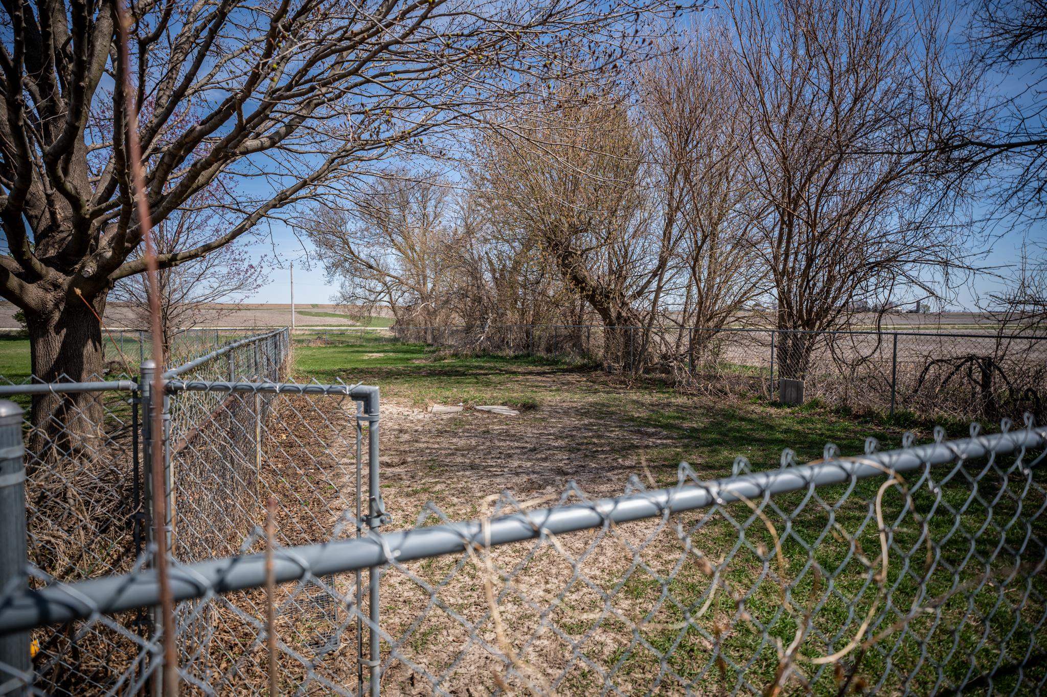 13965 East Dutch Road Rochelle, IL 61068 - Photo 45 of 50 a view of backyard with wooden fence