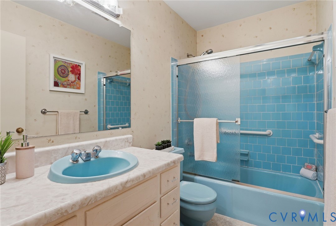 4810 Conduit Road Colonial Heights, VA 23834 - Photo 24 of 29 Bathroom featuring a vanity with a drop-in sink, a