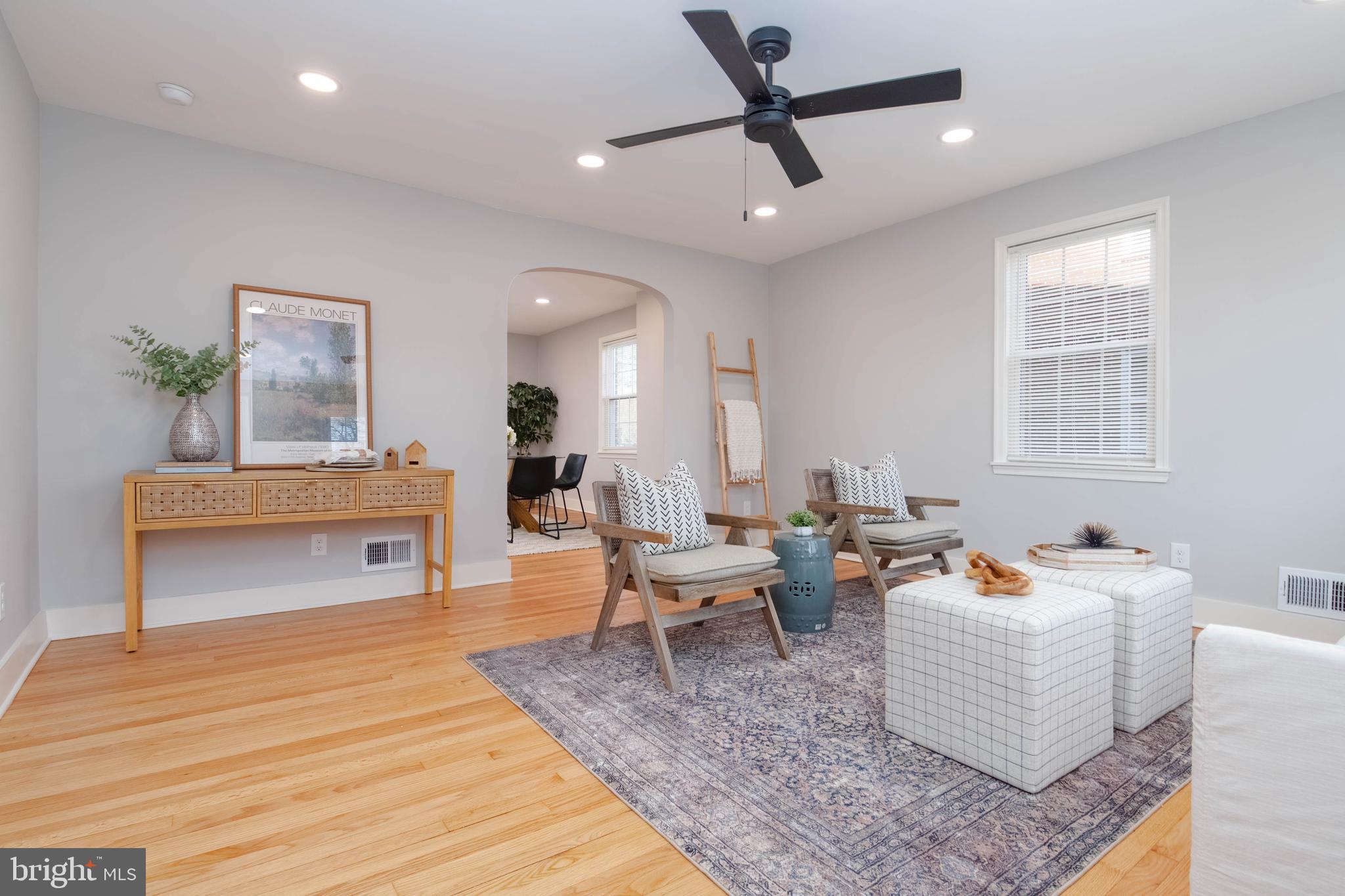 136 Dumbarton Road Baltimore, MD 21212 - Photo 3 of 42 Beautiful hardwood floors throughout.