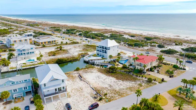 a view of city and ocean