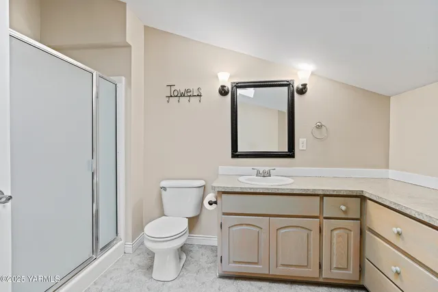 a view of a lake with outdoor space