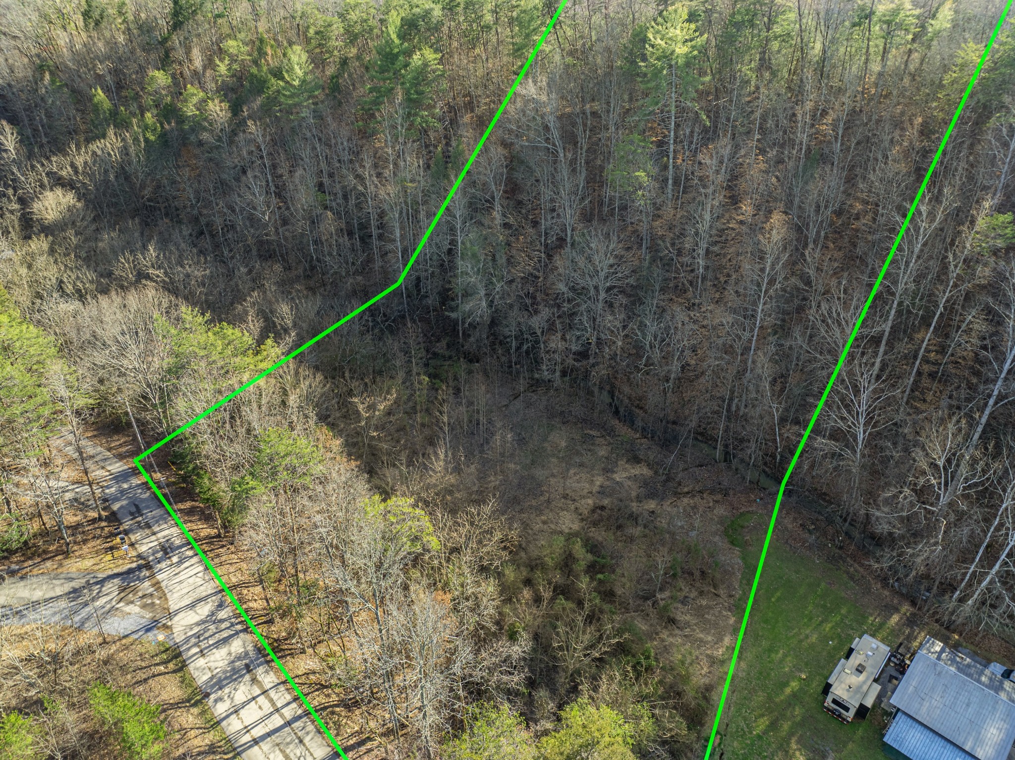 0 Mortar Road Sevierville, TN 37876 - Photo 5 of 6 a backyard of a house with lots of green space